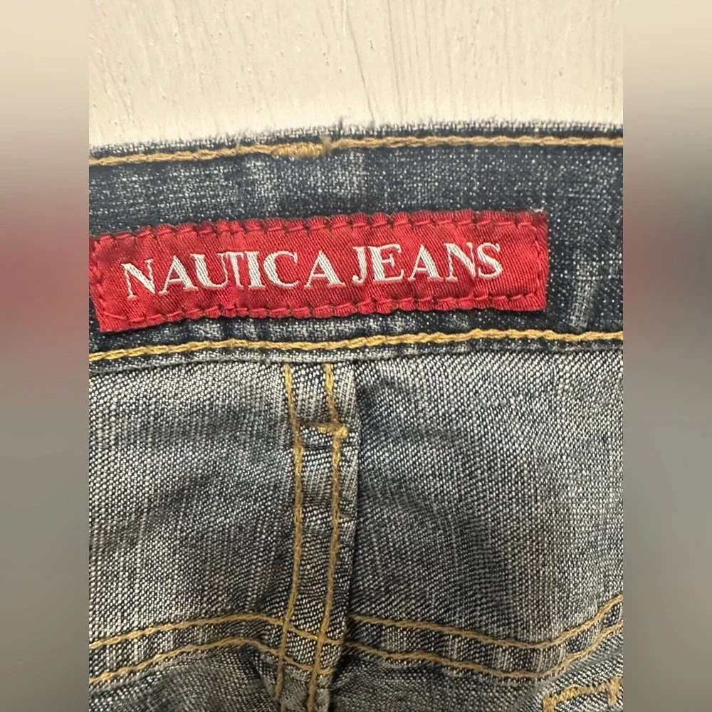 Nautica Jeans Co Women’s Size 10 Bootcut Stretch Denim Jeans 33” Inseam Y2K - Picture 7 of 9